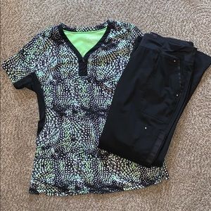 Premiere Healing Hands Purple Label Scrub Set